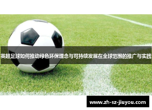 英超足球如何推动绿色环保理念与可持续发展在全球范围的推广与实践 英超足球如何推动绿色环保理念与可持续发展在全球范围的推广与实践